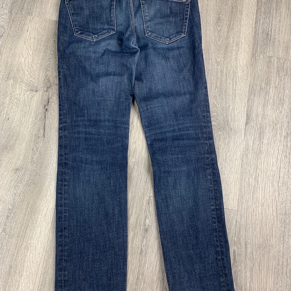 [SOLD] Madewell Rail Straight Jeans Dark Wash - Picture 6 of 8